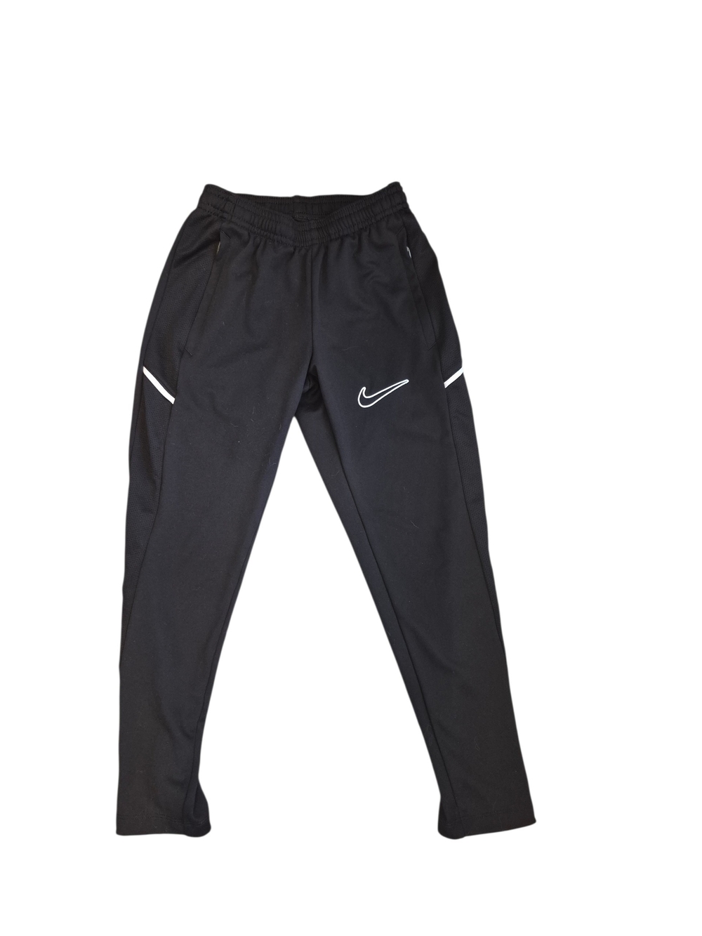 Nike Kids Black  Dri Fit Jogger Pants with White Swoosh